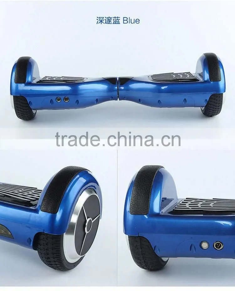 Standard Shenzhen 6.5 inch 350W two wheel smart electric self balancing scooter