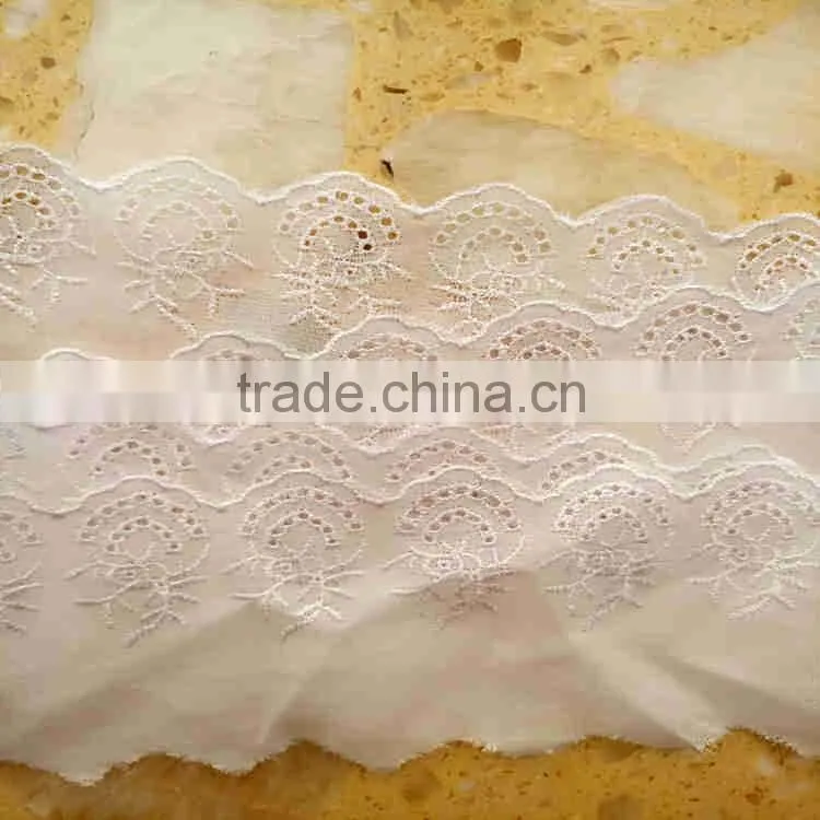 t/c scalloped lace trimming,embroidery designs on tulle