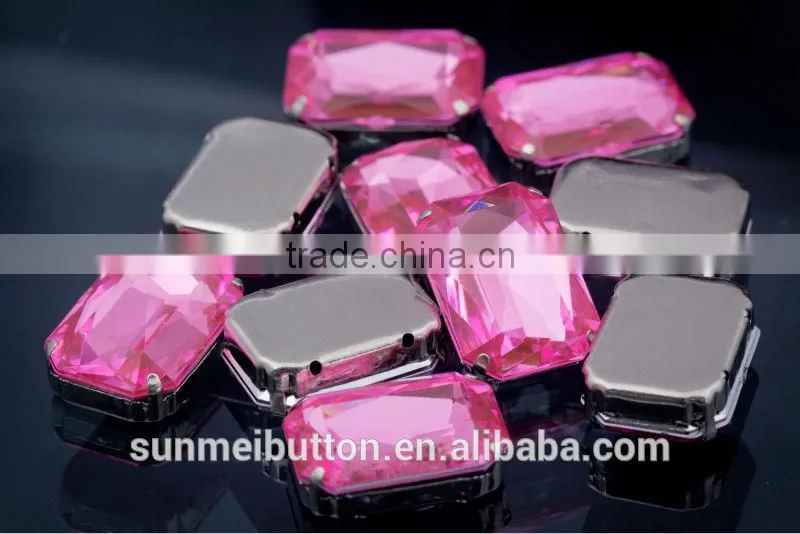 High Quality Flat Back Acrylic Rhinestone with Claws