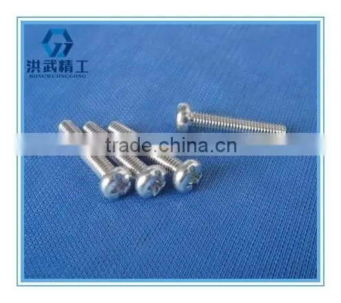 Cross recessed pan head screws with high quality