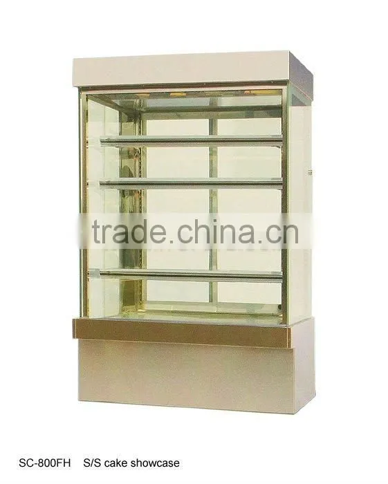 Front opening cake display chiller