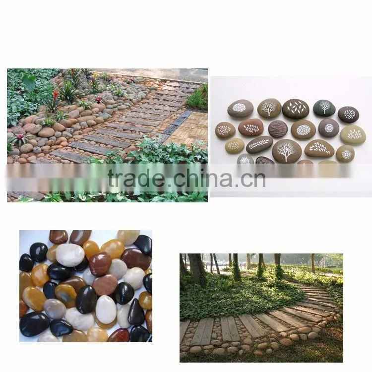 Mixed color gravel stone for cultural building decoration