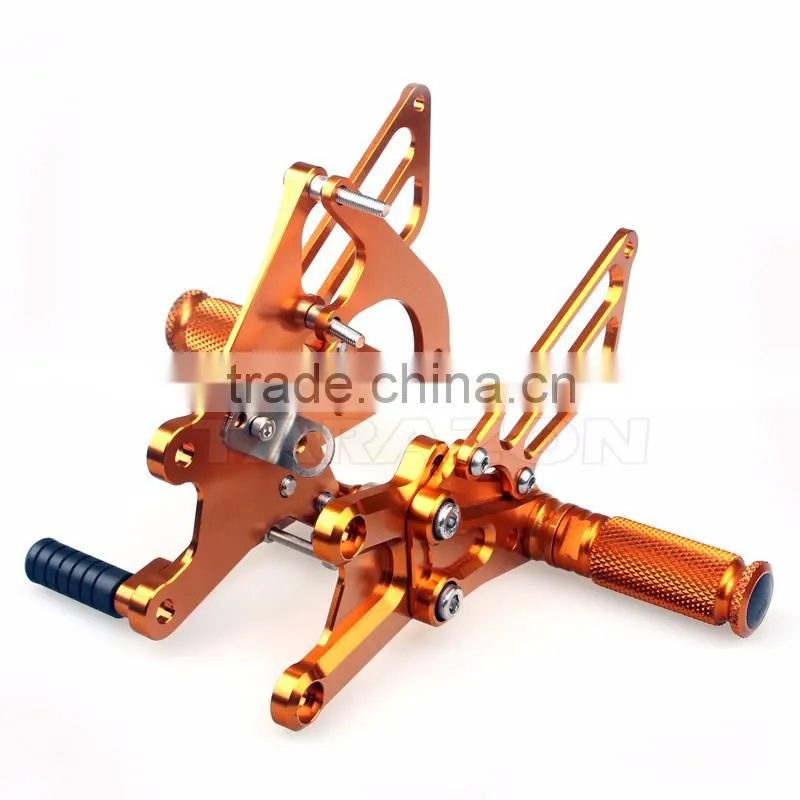 CNC Alloy Aluminum Adjustable Motorcycle Rearsets Rear set For Honda CBR600RR CBR1000RR CBR900RR