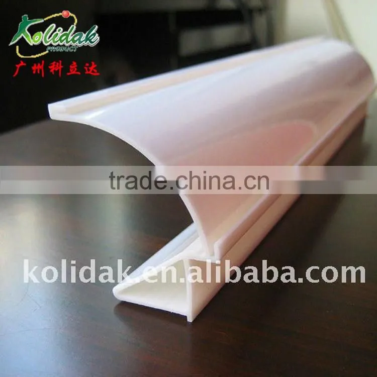 White TPE PVC photo frame profile extrusion