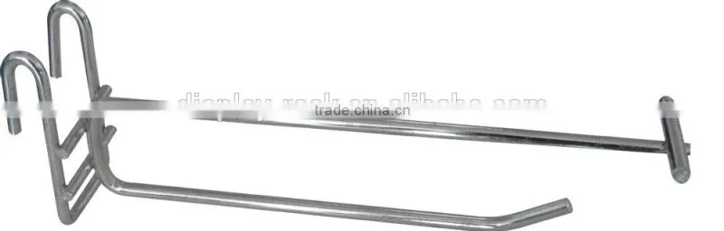 Manufacture metal display slatwall hooks for hanging HSX-172