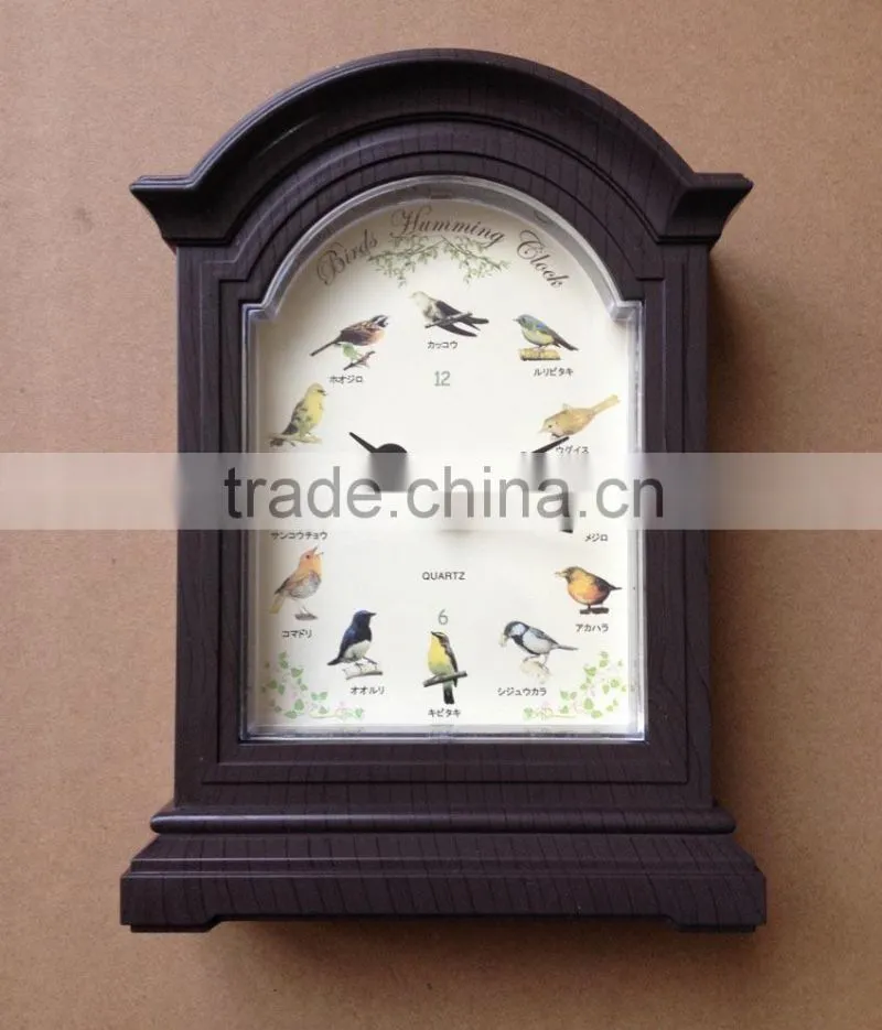 Table bird sound clocks