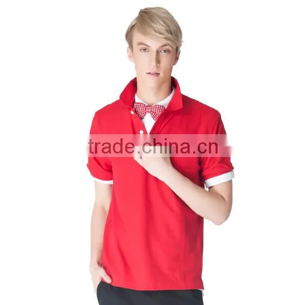 2016 polo shirt 100 cotton polo t shirt for men, custom clothes China