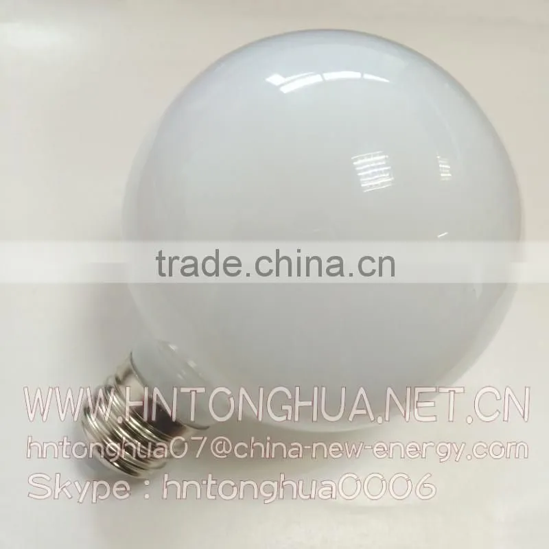 220V 6W milky glass shell LED G95 globe pendant light bulb
