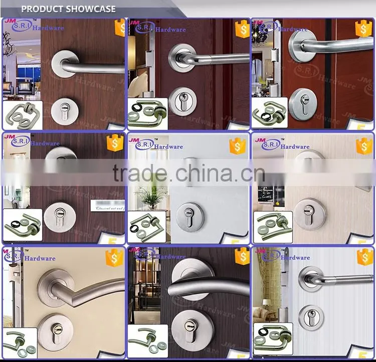 304 stainless steel interior double sided door handle lock