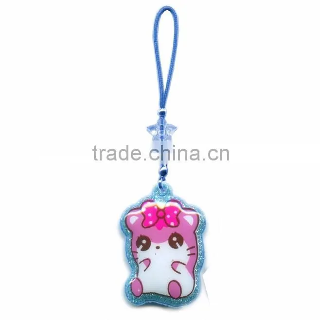 Promotional Gift Carton Customized shaped Round PVC Mobile phone rub