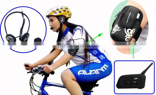 4 riders bicycle walkie talkie full duplex intercom for bicycle riders
