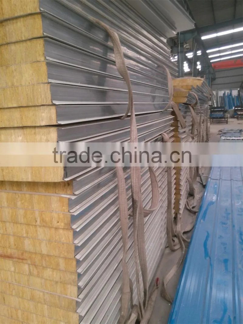 steel structure roofing wall systerm sandwich panel