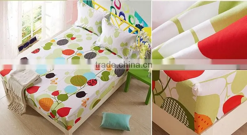 Zipped Pattrened Polyester Waterproof Mattress Protector