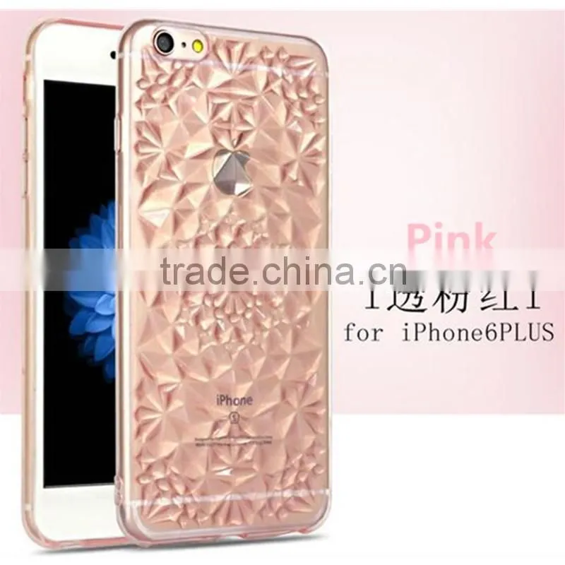 flower transparent TPU phone back cover case for Apple iphone 7 6 6s plus pro 5s SE