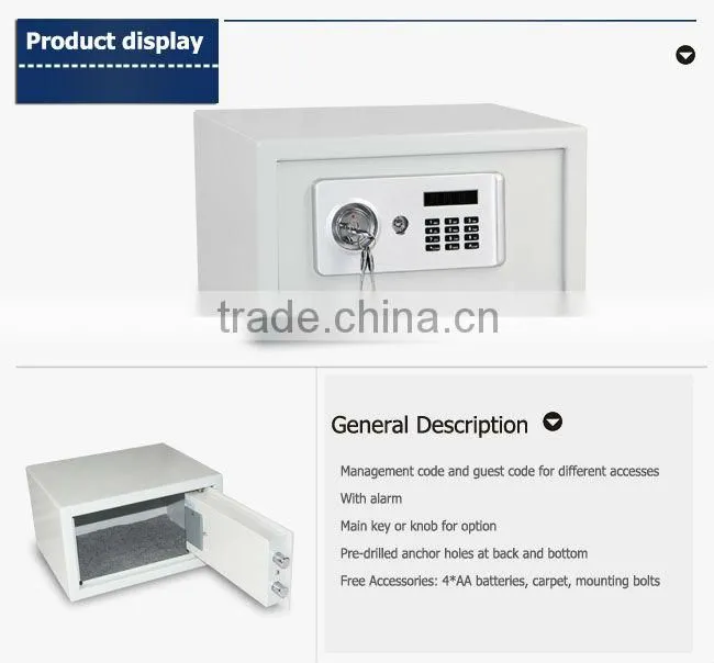 Electronic security box for home use from factory directly