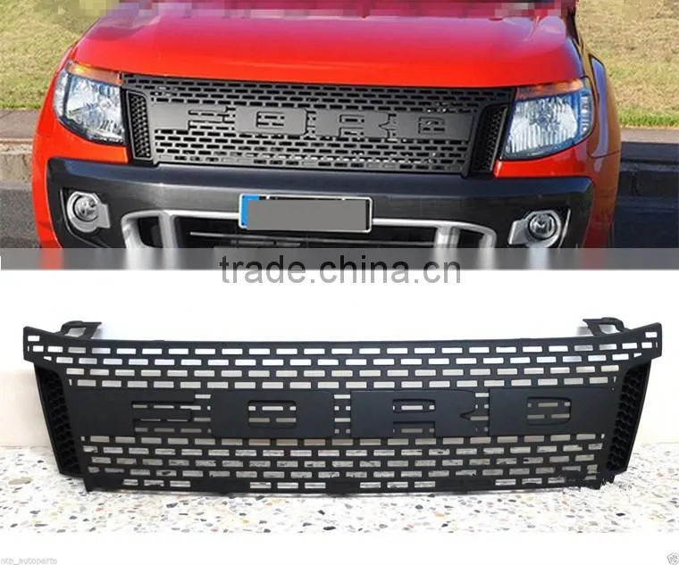 ABS front grille for Ford Ranger T6