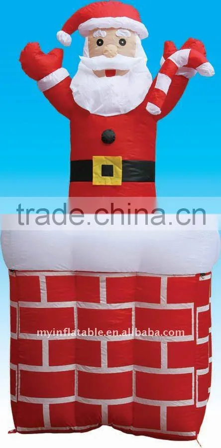 Inflatable Pop-up Santa