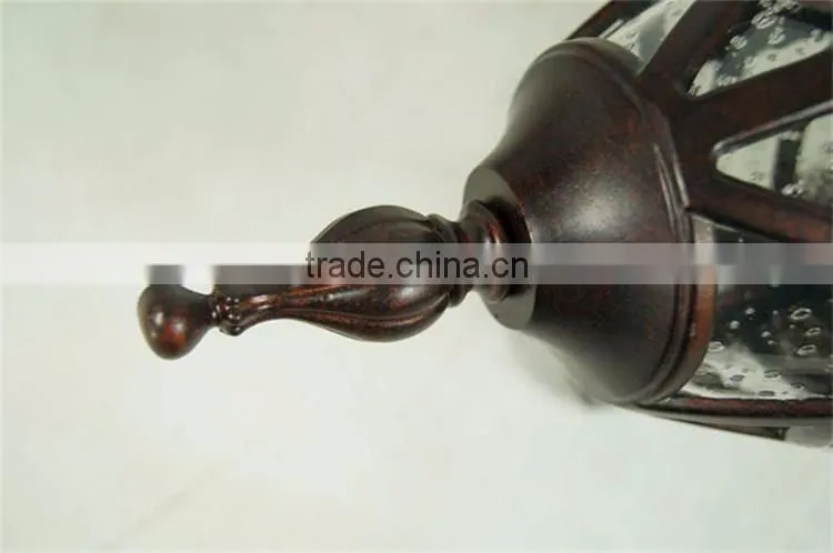 Wholesale clear seedy glass IP44 aluminum street light lamp