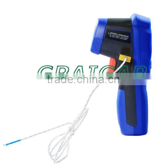 2 in 1 laser infrared thermometer HT-8962 K type thermocouple temperature measurement