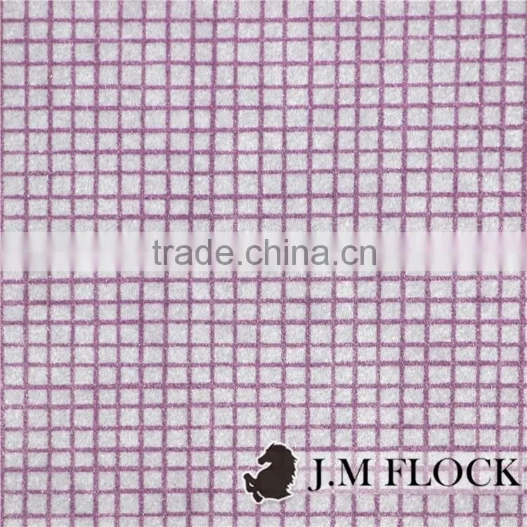 Nylon flocked sofa fabric/flocked velvet fabric made in China factory