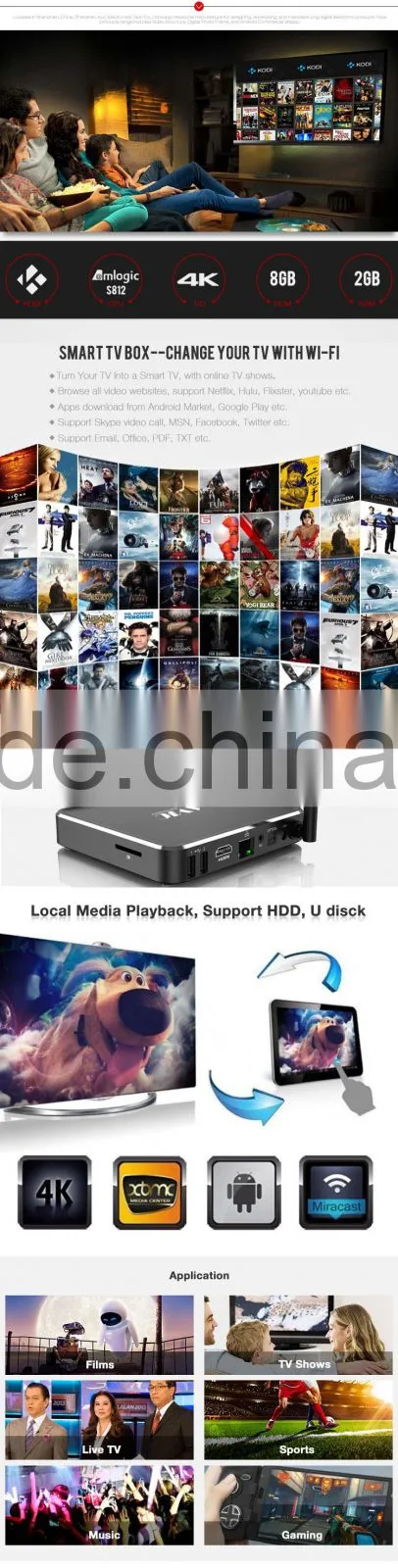Best price android 5.1 ott tv box