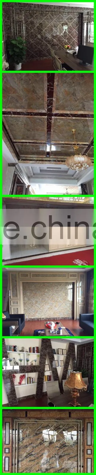 pvc decorative plastic faux marble stone frame