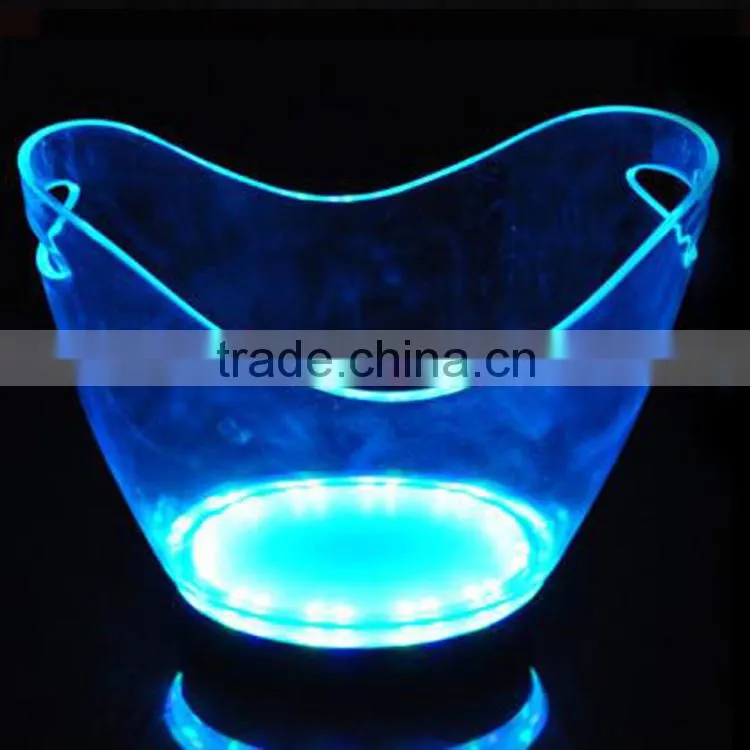 double color acrylic ice bucket for wholesale