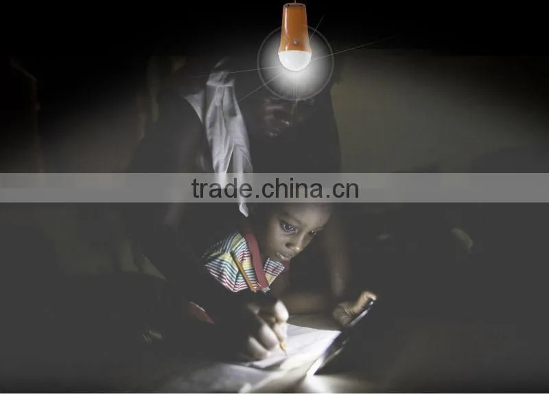 3W Rechargeable Solar Camping Light Solar Lamp with mobile power bank