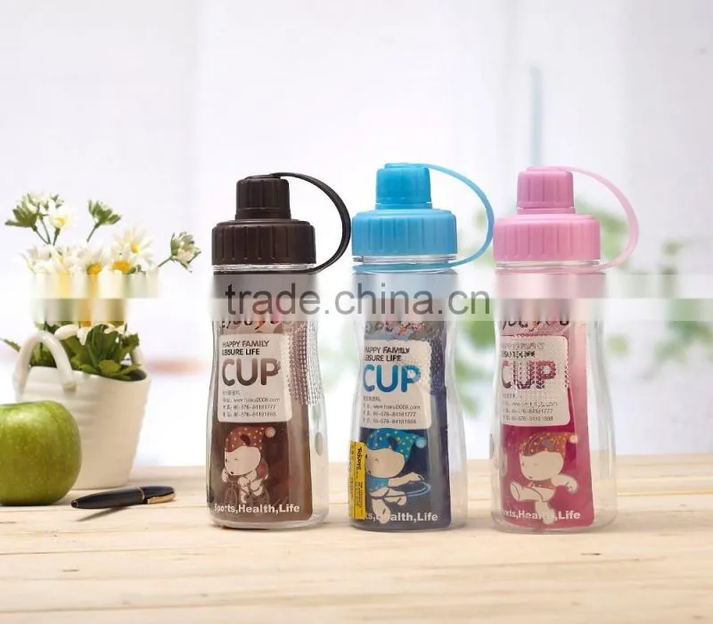 500ml plastic transparent bottle BPA free