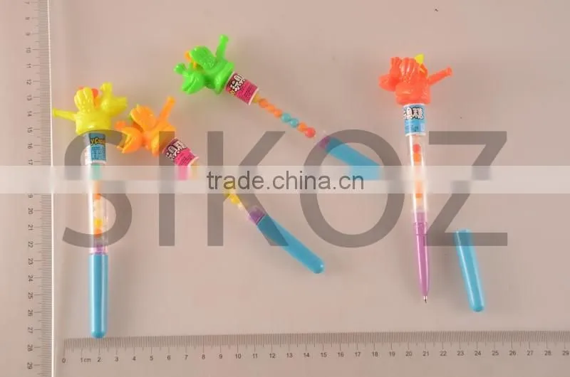 SK-T369 pen with whistle toy candy