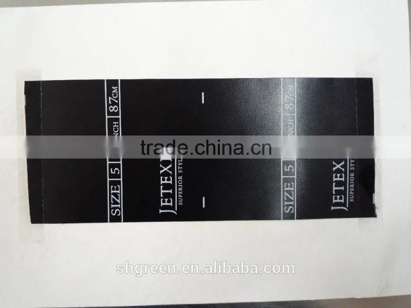 Top sewing printing label tags with full color