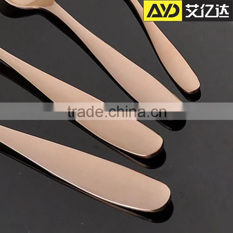 bulk cutlery , knotted cutlery set , gold plated cutlery