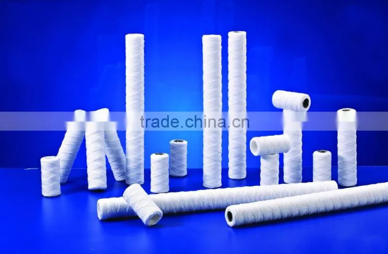 PP String Wound Filter Cartridge/Power plant condensation water filtration cotton string wound filter cartridge