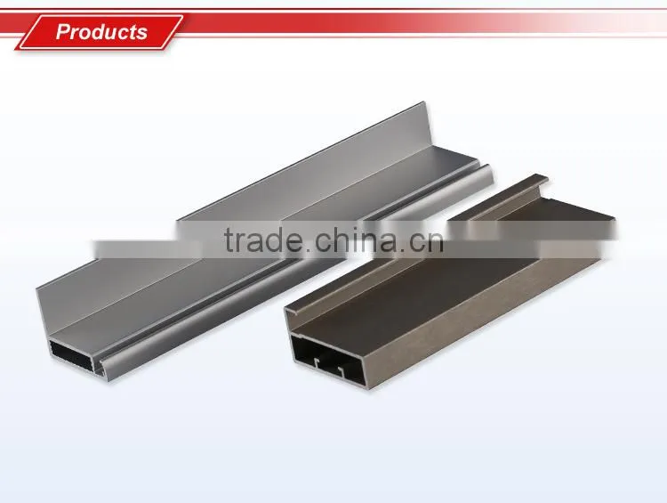 High quality poshied aluminum extrusion profiles with strong packing