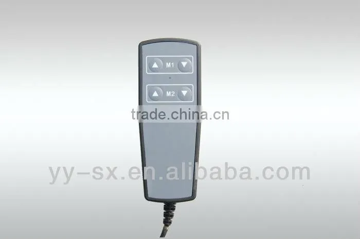 3 actuators for bed with one control box and handset