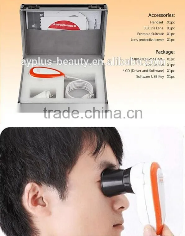 AYJ-J013(CE) hot sell magic mirror facial skin analyzer/ portable skin and hair analysis test machine