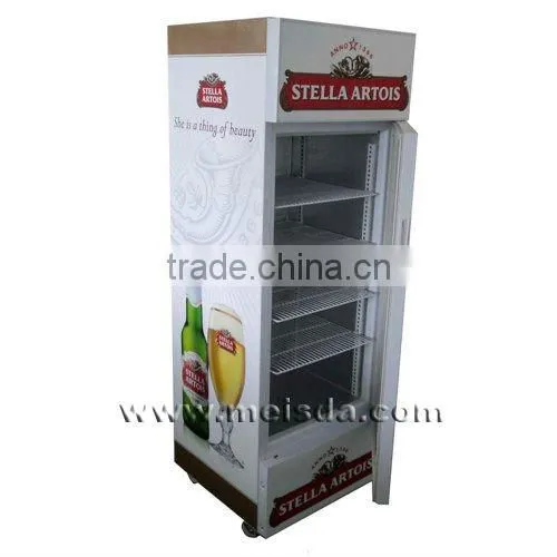 190L Commercial Display Refrigerator, Commercial Beverage Cooler