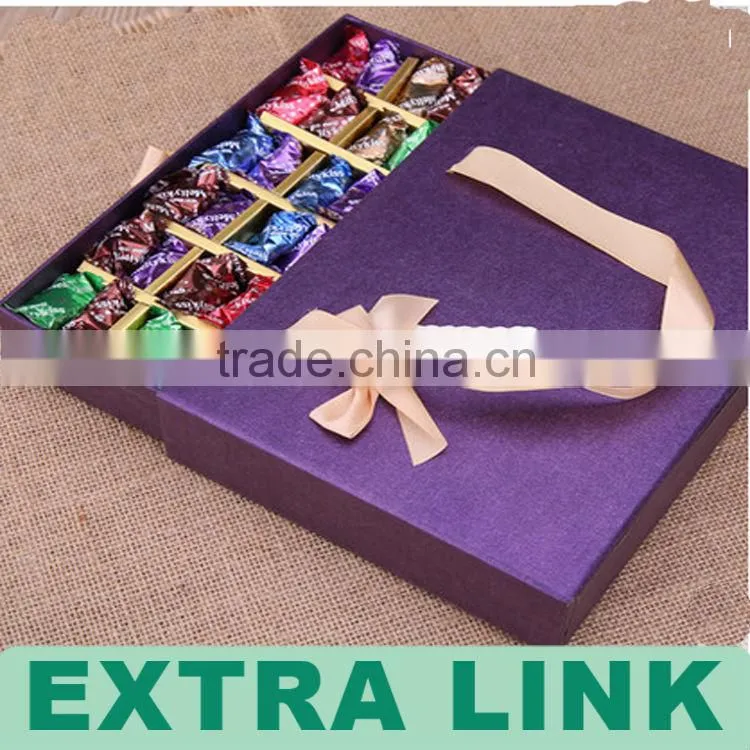 ALibaba EL pack reflect cardboard magnet closure gold color chocolate packaging
