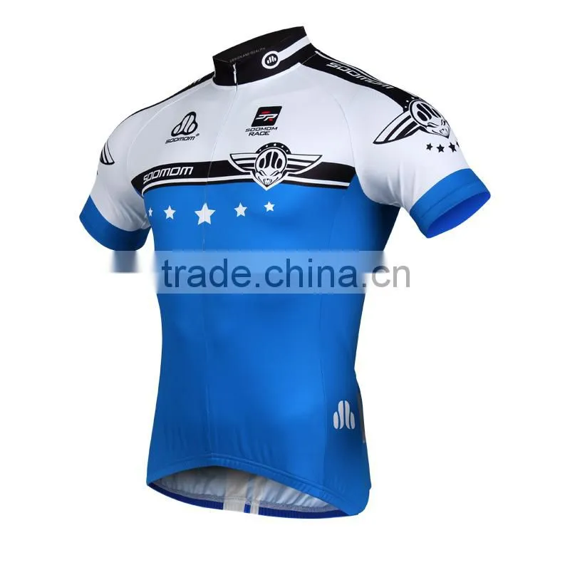 2014 new waterproof blue cycling jerseys