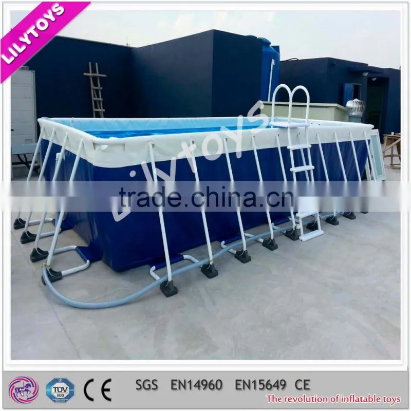 Unique workmanship intex frame pool/giant pool for commercial/outdoor large pool