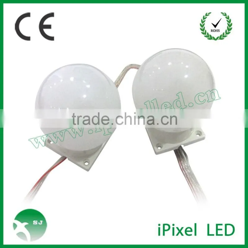 dmx arduino control ws2801 3leds 6leds smd5050 50mm diameter pixel led dot light waterproof IP66