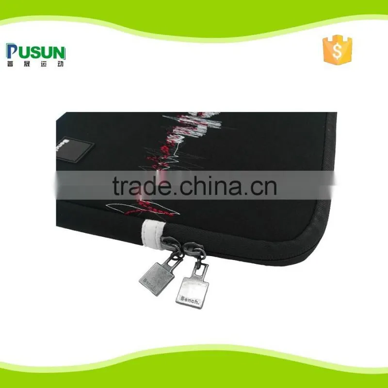 Neoprene waterproof embroidery tablet bag for ipad