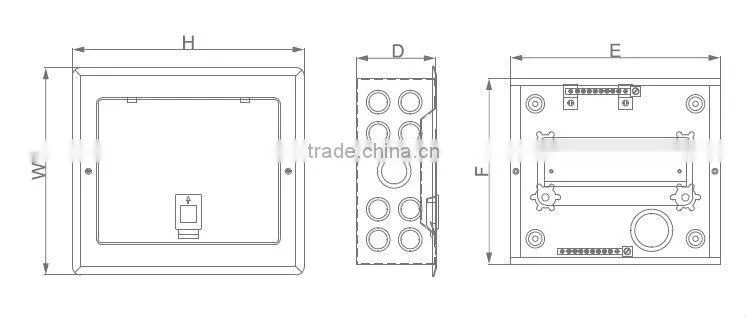 CMDS flush and surface type distribution board