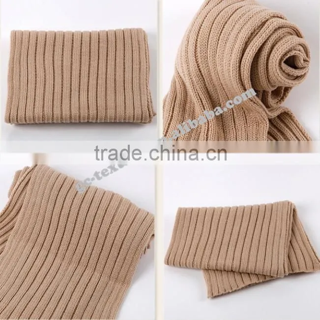 100% acrylic solid color soft scarf in single layer