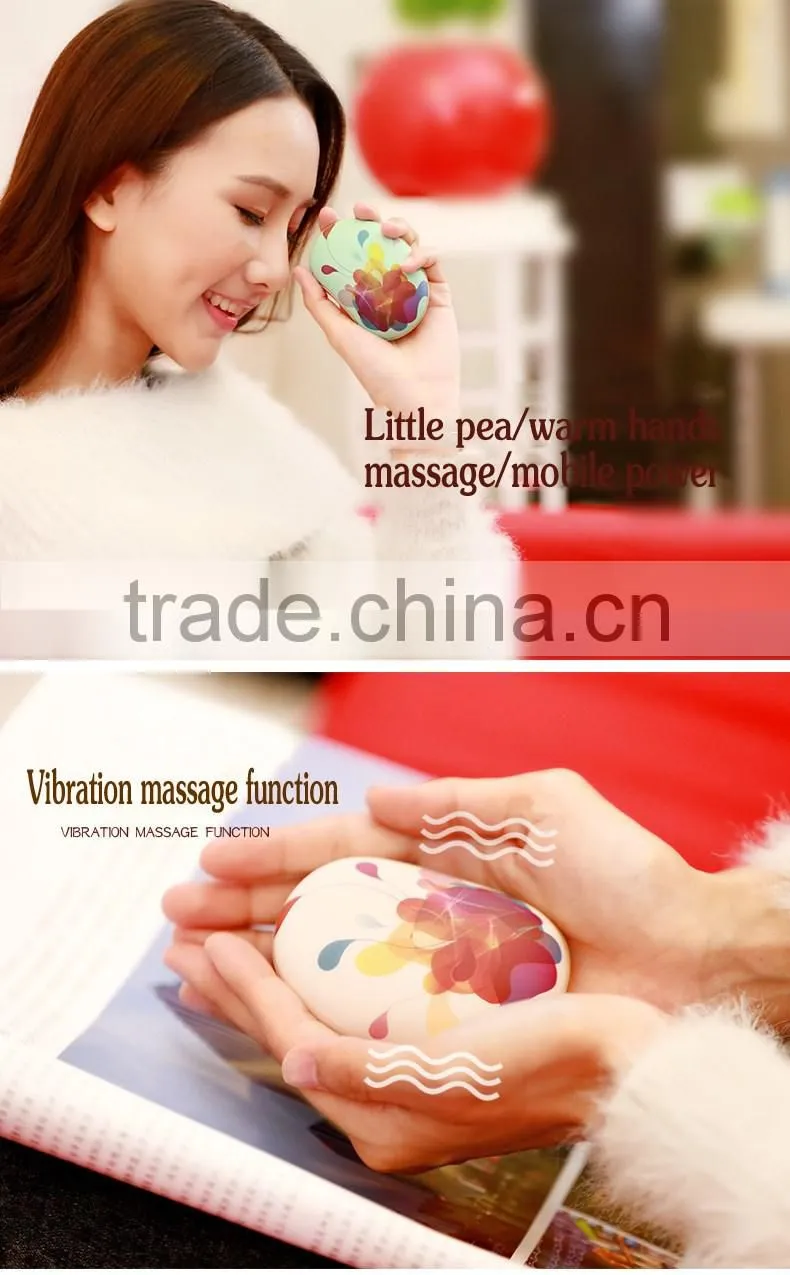 2016 hot sell power bank/massage tool/warm hands perfect Christmas gift rechargeable usb hand warmer