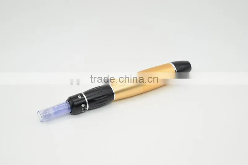 2015 new rechargeable electric derma stamp microneedle derma pen