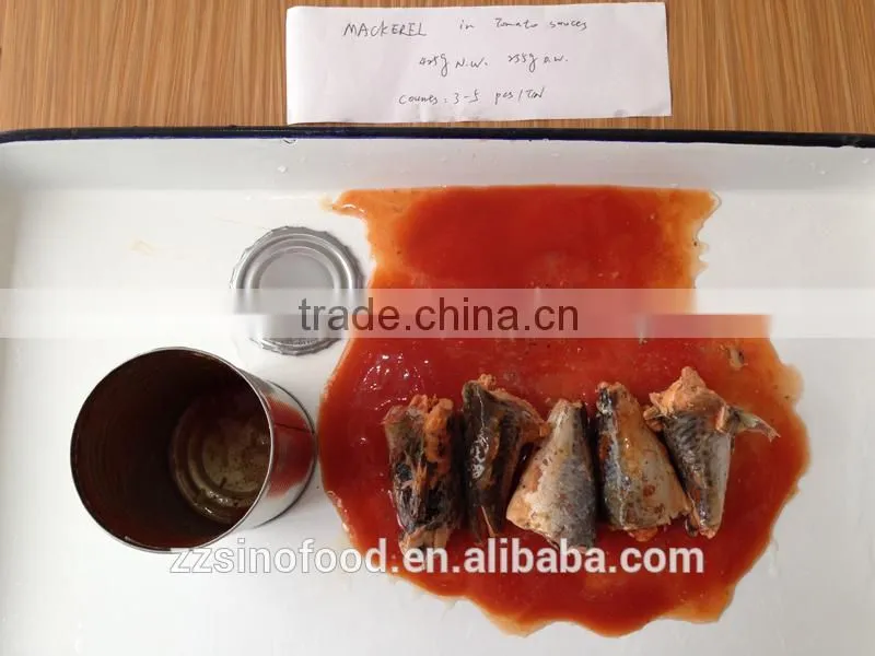 Kinds of Food Canned Fish Canned Mackerel