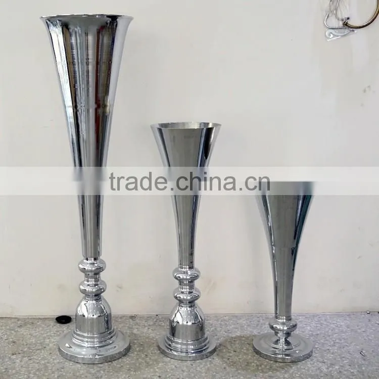 LDJ537 party decoration tall gold vase for wedding