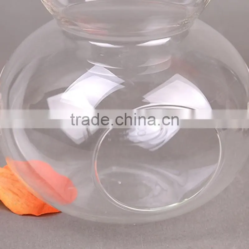 wholesale clear cucurbit glass Vase glass Landscape bottle hole