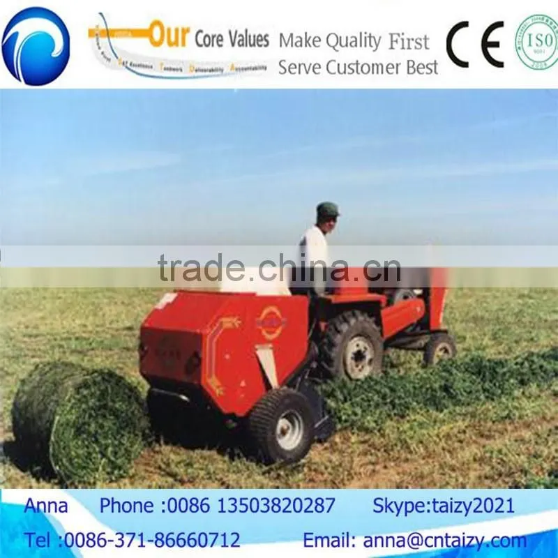 2016 China best selling mini round hay baler